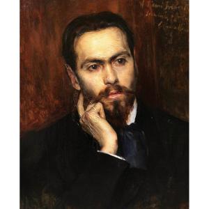 Léon Pierre Chevallier, Portrait Of A Man (louis Imbert), Painting
