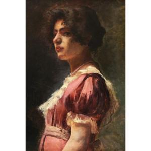 Attributed To Alice Pike Barney, Portrait Of Rachel (or Self-portrait?)