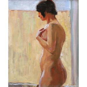Attributed To Richard Maguet, Nude In The Studio, Painting