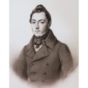 Augustin-luc Demoussy, Portrait Of Jules Pourrier