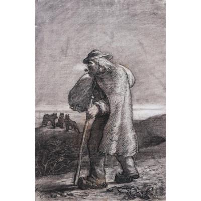 Johann Conrad Zeller, Traveller Watched By Wolves