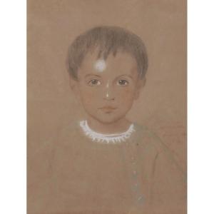 Eugène Amaury-duval, Portrait Of Maurice Van Der Vliet Aged Two