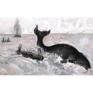 Pecheux, Whaling Scene