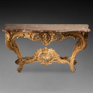 Large Console Louis XV Period Mid-18th Century