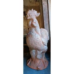 Large Terracotta Rooster