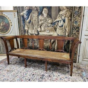 Banquette Style Radassier d'époque Louis XVI 
