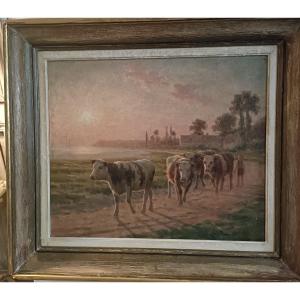 Animal Painting By Félix Planquette 