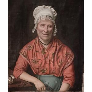 Portrait Of A Seamstress In The 19th Century