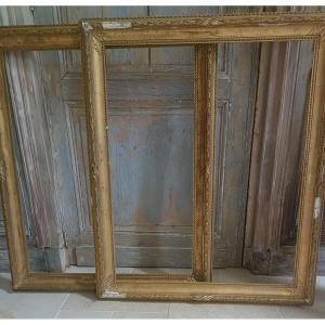 Pair Of 19th Century Frames With Gold Leaf
