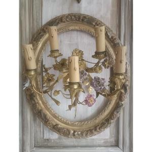 Pair Of Gilt Bronze Wall Lights