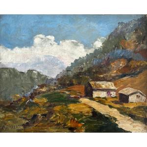 "refuge In The Alps" Marcelle Botton