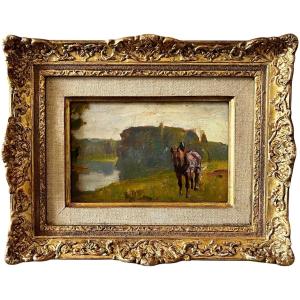 "horse On A Towpath" Victor Marec
