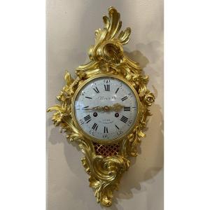 Louis XV Ormolu Cartel. Leroy In Paris
