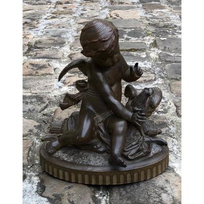 19th Century Terracotta. The Messenger Of Love