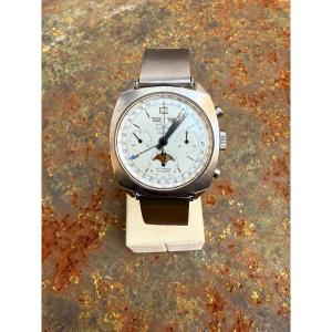 Difor Steel Chronograph Watch - Valjoux R88 - 1970