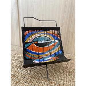 Siva Poggibonsi Enamelled Magazine Rack