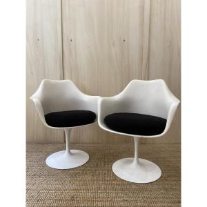 Pair Of Tulip Armchairs, Eero Saarinen - Knoll