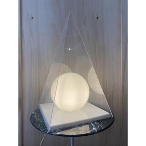 Pyramidal Lamp, 80's Design, Harco Loor 