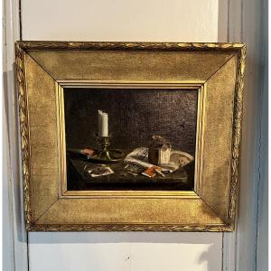  Still Life Painting With Cigarettes And Newspaper