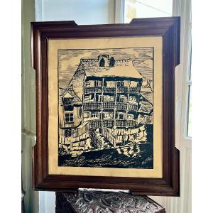 "the Rocking Castle" Ink On Paper