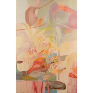 Tableau 4  Oil On Panel Pierre Vlerick   (1923 - 1999) 