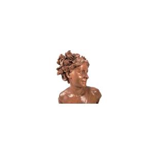 Carpeaux Jean-baptiste (1827-1875)+ Terracotta Cast, Francine