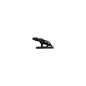 Georges Gardet — (1863-1939)+ Bronze Cast, Panther On The Lookout