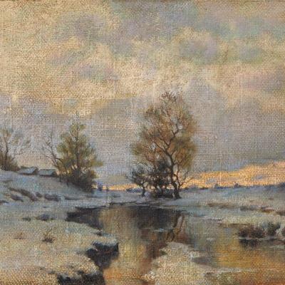 Beginning Of Spring (study) By Ivan Endogourov