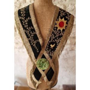 Brotherhood Scarf Or Military Orders - XIXth -