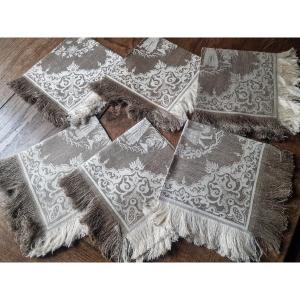 Set Of Six "chinese" Napkins - Linen 