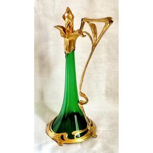 Art Nouveau Ewer Carafe Late 19th Early 20th