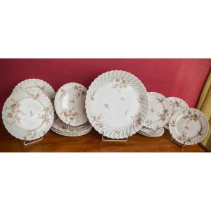 Dessert Service Porcelaine Limoges Haviland Modèle Sylvie