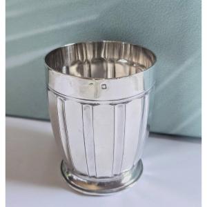 Solid Silver Timbale, Art Deco Period