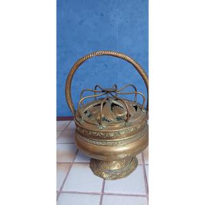 18th Century Brass Foot Warmer