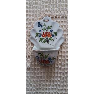 St. Clement's Faience Holy Water Font - 19th Century