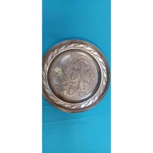 Pewter Plate From Strasbourg - 18th Century