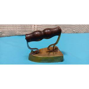 Brass Lacemaker's Iron - 19th Century