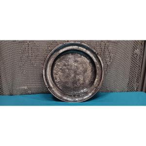Pewter Dish From Strasbourg - 18th Century