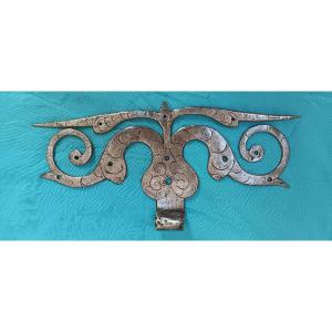Mustache Wrought Iron Hinge XVIII Century
