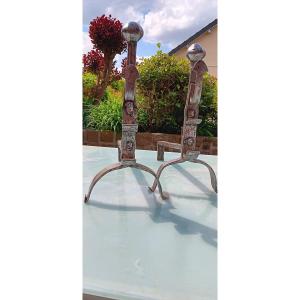 Pair Of Landiers XVIII Century