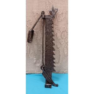 Rack Of Atre Fleur De Lys Wrought Iron Late 17th - Early 18th Century