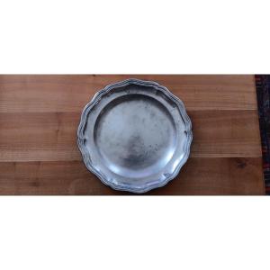 18th Century Pewter Plate