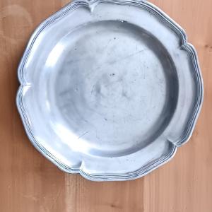 18th Century Pewter Plate