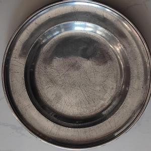 18th Century German Pewter Dish