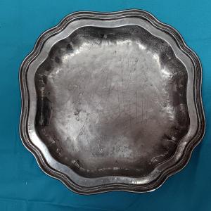 Pewter Dish From The End Of The 18th Century