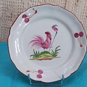 Revolutionary Earthenware Plate From Islettes - Late 18th Century