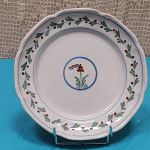 Revolutionary Badonvillers Earthenware Plate - Late 18th Century