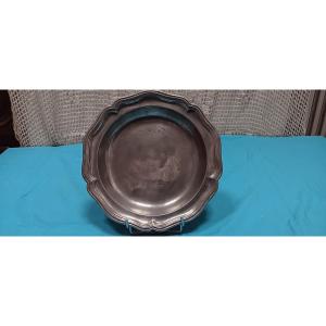 Pewter Soup Plate - Late 18th, Early 19th Century