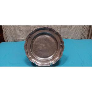 Pewter Plate - Late 18th, Early 19th Century.