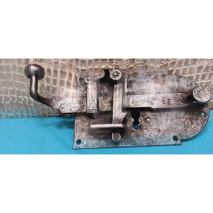 Wrought Iron Interior Door Lock - 18th Century